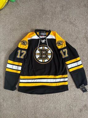 Boston Bruins Milan Lucic #17 Reebok Center Ice Authentic Jersey Size 52 NWT